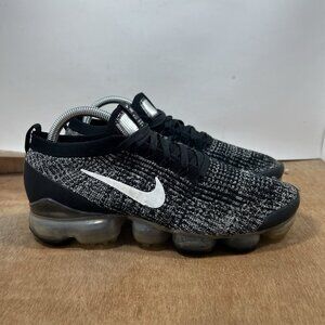 Nike Air VaporMax Flyknit 3 Shoes Mens 8 Oreo Running Sneakers Athleisure Sports